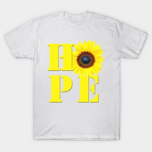 HOPE - Sunflower Photo T-Shirt